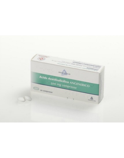 Acido Acetilsalicilico Angenerico 20 Compresse 500mg