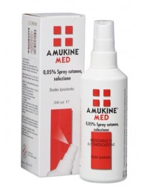 Amukine Med Spray Soluzione Cutanea 200ml 0,05%