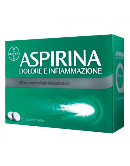 Aspirina Dolore Infiammazione 20 compresse 500mg 