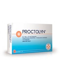 Proctolyn 10 supposte 0,1mg+10mg