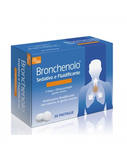 Bronchenolo Sedativo e Fluidificante 20 Pastiglie