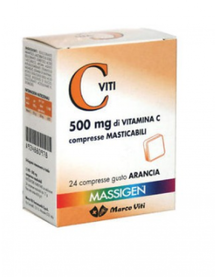 Massigen Compresse Masticabili di Vitamina C - 24 Compresse