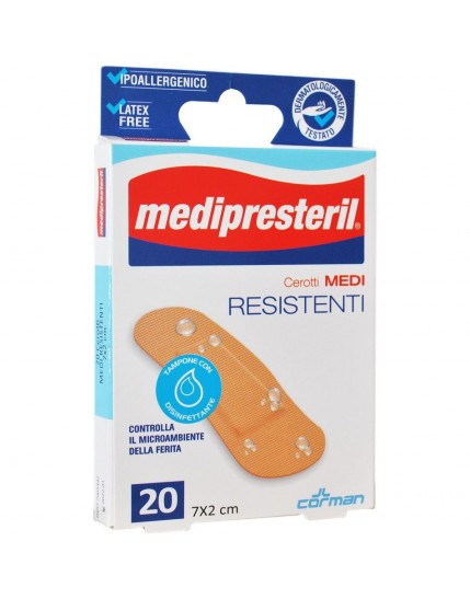 MediPresteril 20 Cerotti Resistenti 7x2 cm