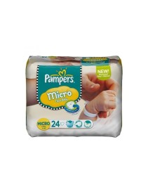 Pampers Progressi Micro New Baby (fino a 2,5kg) Taglia 0 24 Pezzi