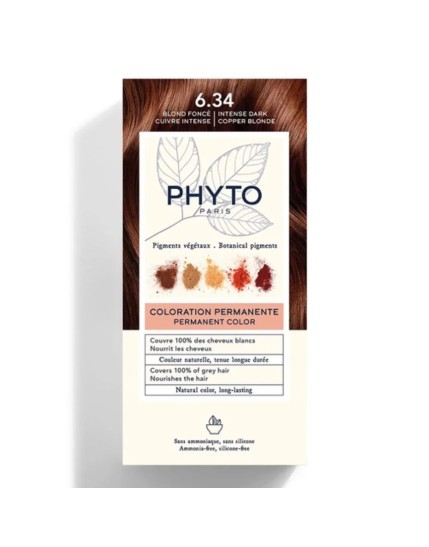 Phyto Phytocolor 6.77 Marrone Chiaro Cappuccino Colorazione Permanente Per Capelli Kit Completo