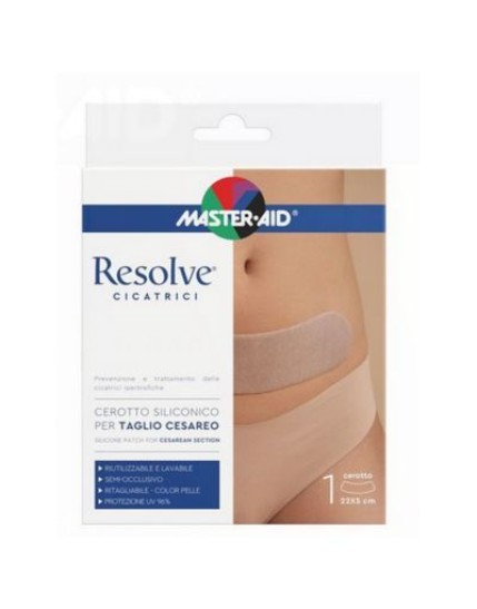 Master-Aid Resolve Cerotto Siliconico Taglio Cesareo 22 X 5 cm 1 Pezzo