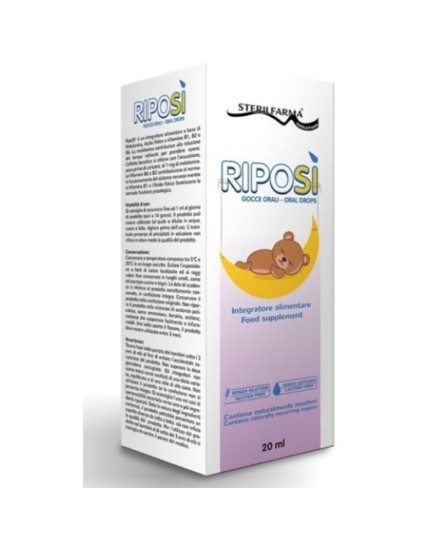 Riposì Melatonina rm gocce 30 ml