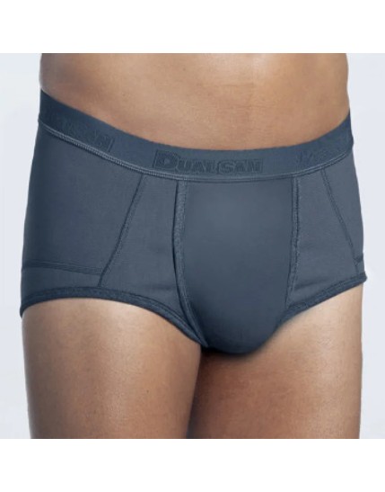 Dualsan Slip Uomo Contenitivo Grigio Taglia 2 1 Pezzo