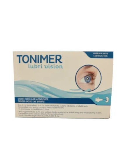 Tonimer Lubri Vision Gocce Oculari Monodose 15 pezzi