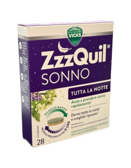 Vicks Zzzquil Sonno Tutta la Notte 28 Compresse Vicks Zzzquil Sonno Tutta la Notte 28 Compresse
