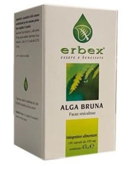 ALGA BRUNA 100CPS 430MG  ERBEX