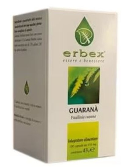 GUARANA'100 Cps 430mg ERBEX