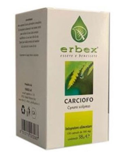 CARCIOFO 100 Cps 380mg   ERBEX