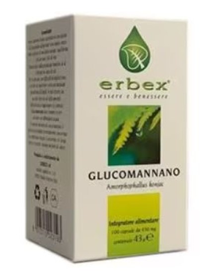 Erbex Glucomannano 100 Capsule