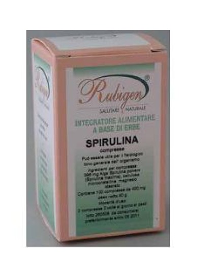 SPIRULINA ALGA 100CPR