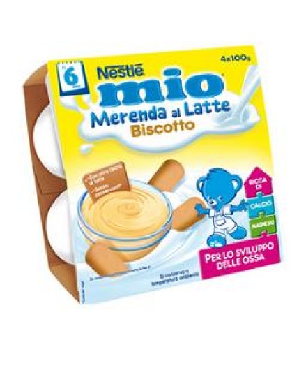 MIO Mer.Lattea Biscotto 4x100g