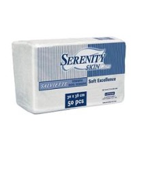 Serenity Skin Care Salviette Carta 30X38cm 50 pezzi