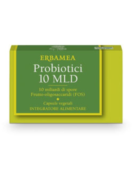 Erbamea Probiotici 10 MLD 24 Capsule Vegetali