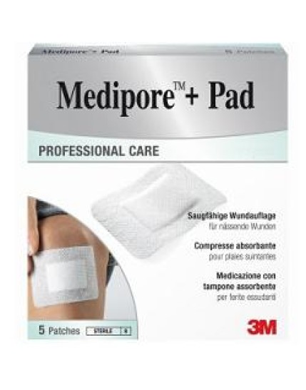 MEDIPORE+PAD Med.10x10cm 5pz