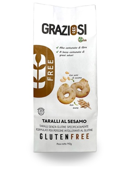 GRAZIOSI Taralli Sesamo 140g