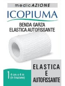Icopiuma Benda Garza Elastica Autofissante 4x4cm