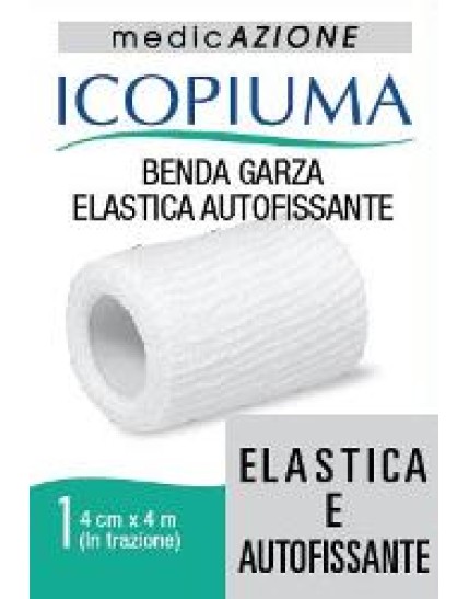 Icopiuma Benda Garza Elastica Autofissante 4x4cm