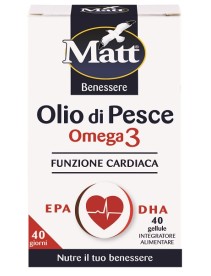 MATT BEN OLIO PESCE OMEGA40GEL