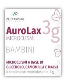 AuroLax Microclismi Bambini 6 Pezzi