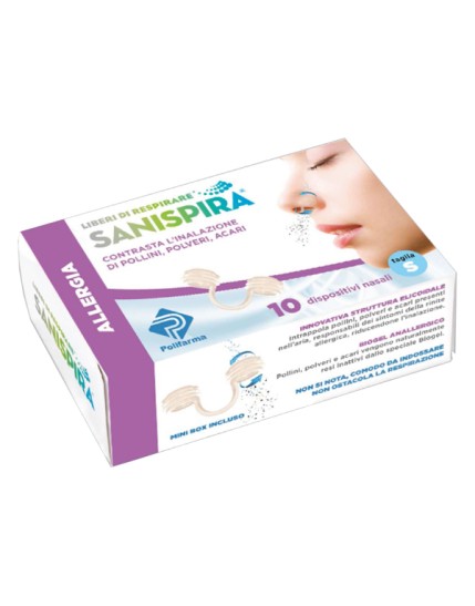 Sanispira Allergia Nasale Taglia M 10 Pezzi