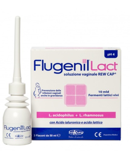 Flugenil Lact Soluzione Vaginale 3 flaconi 50ml