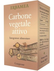 Erbamea Carbone vegetale attivo 100 capsule