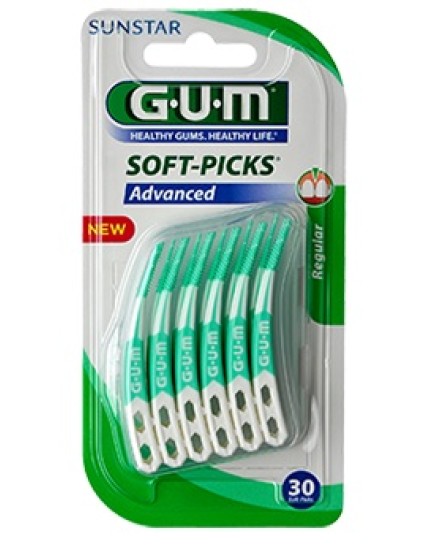 Gum Soft-Picks Advanced Scovolino Regular Small 30 Pezzi