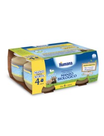 HUMANA OMOG MANZO BIO 4X80G