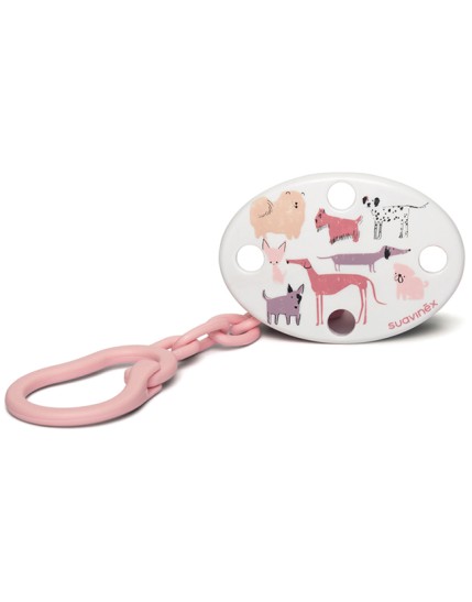 SUAVINEX CLIP OV CANE ROSA