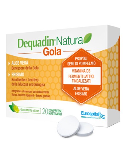 DEQUADIN NATURA GOLA 20CPR