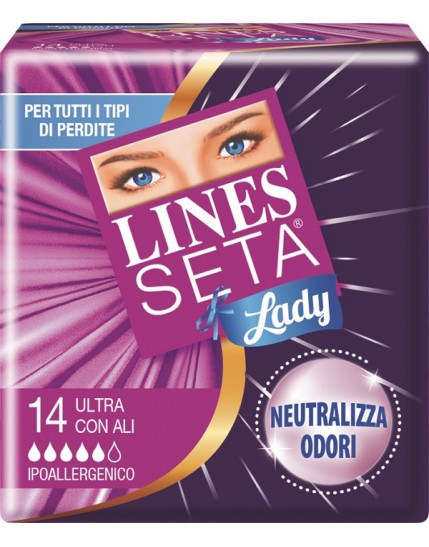 Lines Seta Lady Ultra con Ali 14 Pezzi