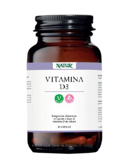 Natur Vitamina D3 30 Capsule