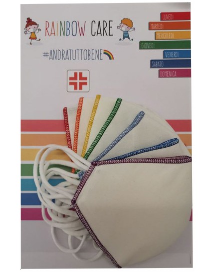 MASCHERINA RAINBOW CARE 7PZ