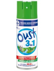 Oust 3 in 1 Spray Disinfettante per Superfici 400ml