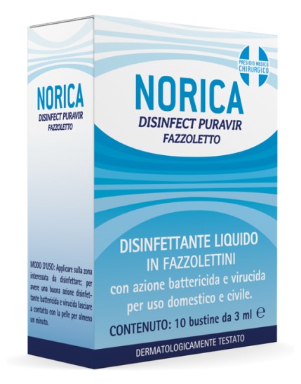 Norica Disinfect Puravir Fazzoletto 10 bustine