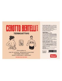 Bertelli Cerotto Med Termoattivo Grande 24x16cm