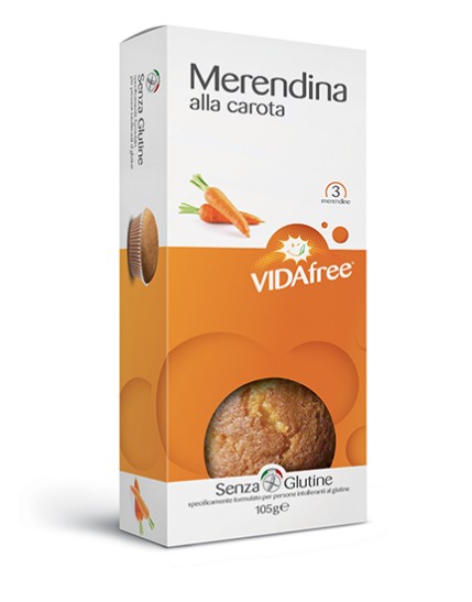 VIDAFREE Merendina Carota3x35g