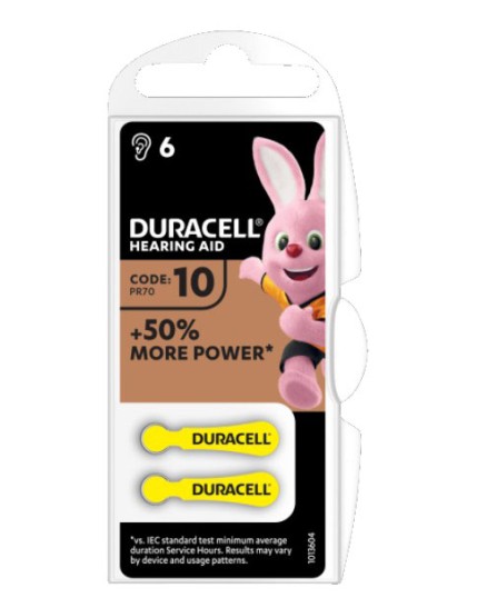 DURACELL Easy Tab 10 Giallo