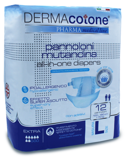 DERMACOTONE Pann.Mut.L 12pz