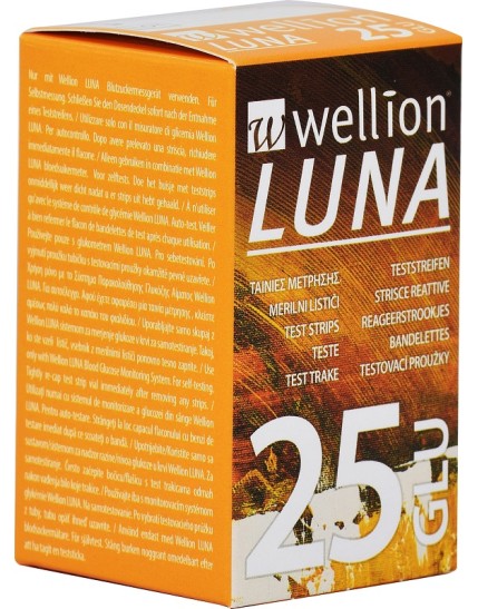 Wellion Luna 25 Strips