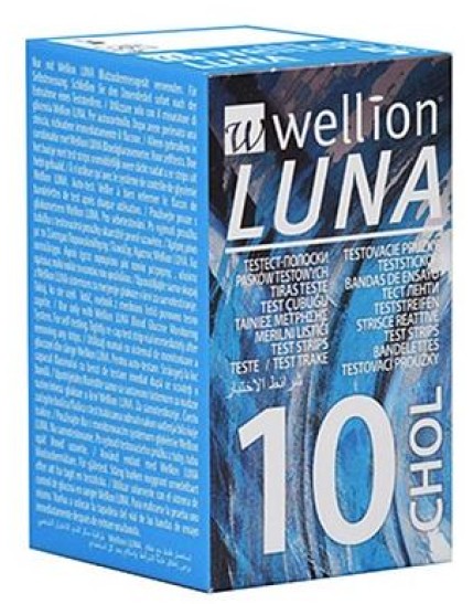 WELLION LUNA Choles 10 Strips