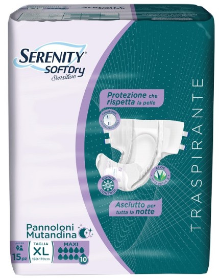 SERENITY Pann.Mut.SD MxXL 15pz