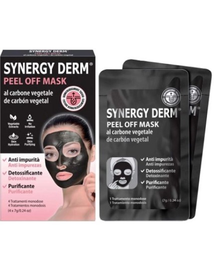 SYNERGY DERM PEEL OFF MASK 4PZ