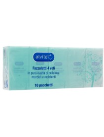 ALVITA FAZZOLETTI CARTA 6X10PZ