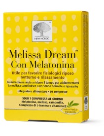 MELISSA DREAM MELATONINA 30CPR